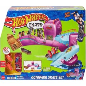 Resim HMK01 Hot Wheels Skate Ahtapot Kaykay Parkı Oyun Seti 
