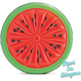 Resim Karpuz Ada Deniz Yatağı 196 Cm - Mavi Su Dünyası 