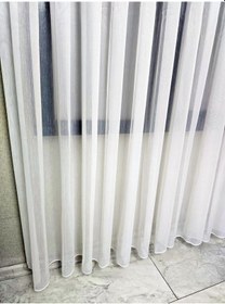 Resim Vakkorama Simli Kumaşlı Kalın Tül Perde Ekru 1 E 2,5 Pileli Et4030sımlı 