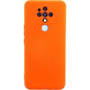 Resim Tecno Camon 16 Kılıf Nano Içi Kadife Silikon - TURUNCU-(5796) 