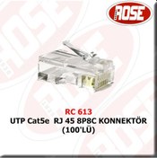 Resim Utp Cat5E Rj 45 8P8C Konnektör 100'lü 