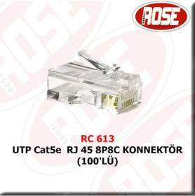 Resim Utp Cat5E Rj 45 8P8C Konnektör 100'lü 