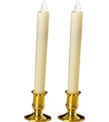 Resim Suntek 2 Adet Sıcak Led Mum Romantik Salıncak Alev Gerçek 001 