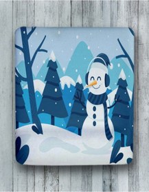 Resim Müziksever Kardan Adam Bilek Destekli Mouse Pad Mousepad 