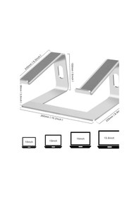 Resim M5 Pc Stan Alüminyum Ergonomik Katlanır Apple Uyumlu MacBook Bilgisayar Standı 