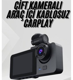 Resim Gld-spt- 3 Kameralı 2 İnç 1080p Araç İçi Kamera Sürüş Kamerası Carplay 