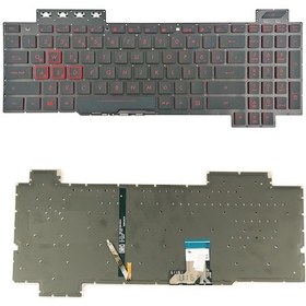Resim Asus Fx504gm-71250 Klavye Kırmızı Tuş Tr Işıklı 