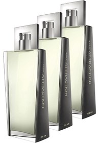 Resim Avon Attraction Erkek Parfüm Edt 100 Ml. Üçlü Set 