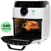 Resim Wiami Airfryer Oven RA-011W 12 lt Beyaz Yağsız Fritöz Outlet 