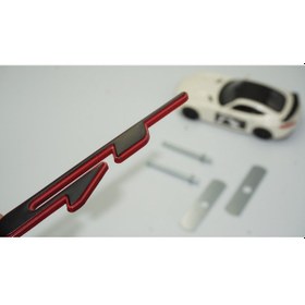 Resim Dk Kia Gt Ön Panjur Vidalı 3d Siyah Metal Logo 