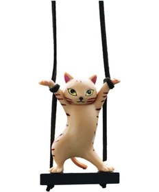 Resim Suntek Araba Kedi Kolye Otomatik Dikiz Aynası Kolye Masa 