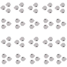 Resim 60 Adet (20 Set) Dartsan Dart Flight-Flayt. Beyaz. 100 Micron PET 