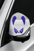 Resim Sticker World Panda Ayna Sticker 