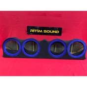 Resim ritim sound 4 Adet 16 Cm 2 Adet 10 Cm Tizli Mavi Pandizot 