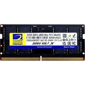 Resim TeknoKapsül Twinmos Ddr5 32GB 4800MHZ CL40 Notebook Ram (TMD532GB4800S40) 