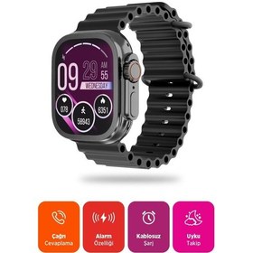 Resim Polosmart PSSW21 2.01" Dokunmatik Ekranlı Akıllı Saat (Distribütör Garantili) 