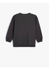 Resim Koton Erkek Çocuk Sweatshirt Gri 5wkb10124tk 25ky59000174 Y5906 Gri 