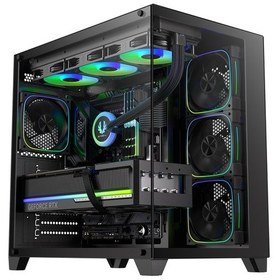 Resim Bitfenix Colıı 750w 80+ Bronze Atx 3.1 Tempered Glass Frgb Siyah Atx Mid Tower Kasa 