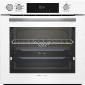 Resim Grundig GEBD 12302W 72 LT Ankastre Beyaz Cam Fırın 