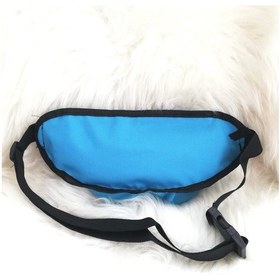 Resim Piercingli Mavi Bel Çantası 