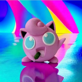 Resim Jiglyypuff Pokemon 3d Figürü 