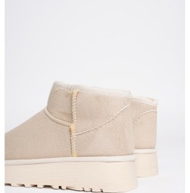 Resim Kadın Süet Bot Bej Lia Bej 