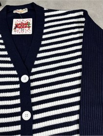 Resim Minimoda Kids Kız çocuk çizgili hırka 