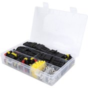 Resim Springsun 352 Parça Ip68 Su Geçirmez Otomobil Hıd Kablolu Konnektör Terminal Seti - Dayanıklı Plastik, 1-4 Pinli, Araçlar İçin Güvenli Bağlantı 