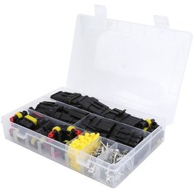 Resim Springsun 352 Parça Ip68 Su Geçirmez Otomobil Hıd Kablolu Konnektör Terminal Seti - Dayanıklı Plastik, 1-4 Pinli, Araçlar İçin Güvenli Bağlantı 