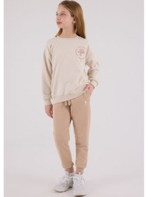 Resim U.S. Polo Assn. U.s. Polo Assn Kız Çocuk Krem Eşofman Takımı Us2313-c-v2 KREM 