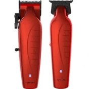 Resim Supreme Trimmer Muhteşem Ikili Set Vader Profesyonel Kablosuz Saç Sakal Kesim Çizim Tıraş Makinesi 