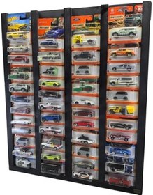 Resim Regular Kart Rafı, Doğal Ahşap Regular Kart Sergileme Vitrini, Kutusunda Card Oyuncak Araba rafı 