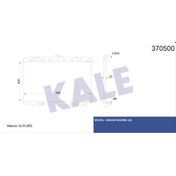 Resim Radyatör Hyundai I30 (Al Pl Brz) (400X688X22) 504648944 