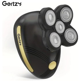 Resim Challenger 1 Adet Gertzy 5d Elektrikli Erkek Tıraş Makinesi Siyah Tek Başına 5i 1 Arada Döner Başlı Saç Kesme Makinesi Usb Şarj Edilebilir Dijital Ekran 