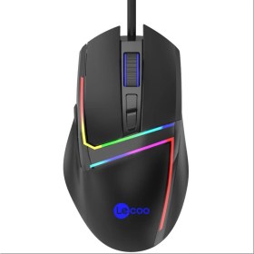 Resim Lenovo Lecoo MS106 Usb+Kablolu 3200DPI+7 Tuşlu Rgb Aydınlatmalı Gaming Mouse 