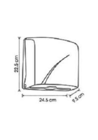 Resim Vialli Z Katlı Kağıt Havlu Dispenseri 200 Lü Beyaz 