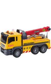 Resim Farbu Oyuncak 1:12 Sürtmeli Sesli Işıklı Oyuncak Vinç 