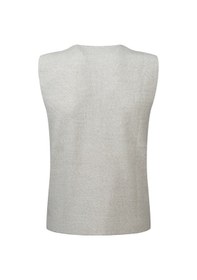 Resim Hatemoğlu Bej Regular Fit Kruvaze Triko Yelek 2963558 Bej 