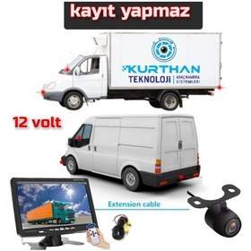 Resim 7 İnç Monitör Ve 1 Adet Kelebek Kamera Seti Kayıt Yapmaz 12 Volt 
