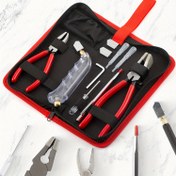 Resim 10 Adet Plastik Cam Pense Seti, Cam Ayırma Pense, Kesme Pense, Cam Kesme Bıçağı Seti, DIY Cam Kesme Ve Ayırma Aletleri 