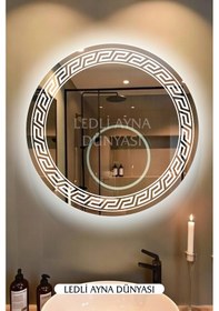 Resim Şık Banyo Aynası Led Beyaz 60 Cm Net Görüş Diğer 