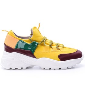 Resim Kadın Rugan Detaylı Sneaker 
