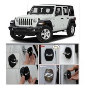 Resim Rubicon Jeep Wrangler Kilit Koruyucu Kapak Seti Jeep Wrangler 4X4 (401781064) 