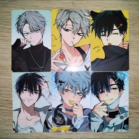 Resim 6 Adet Anime Karakteri Ticari Kartı - Canlı Dinamik Duruşlar, Çeşitli Saç Stilleri ve İfadeler, Anime Severler için Plastik Toplu Kartlar, Mezuniyet, Doğum Günü, Noel Hediyeleri, Anime Aksesuarları, Anime Severler için Hediye, Oyunlu Tasarım, Yüksek Kaliteli Baskı, Hediye Alıcıları 