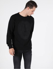 Resim Colin's Regular Fit Erkek Siyah Sweatshirt CL1051127_Q1.V2_BLK 
