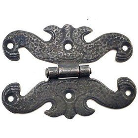 Resim Antika Tarz Dekoratif Pirinç Kelebek Menteşe - 63x45 Mm, Oksit Diğer 