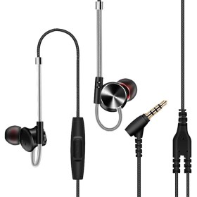 Resim QKZ DM10 3.5mm Metal Kablolu Kontrol Müzik Kulaklık (Yurt Dışından) 