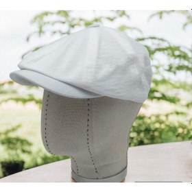 Resim Shopiolog Erkek Beyaz Keten Kasket Şapka Ilkbahar Yaz Men Linen Hat Beyaz 