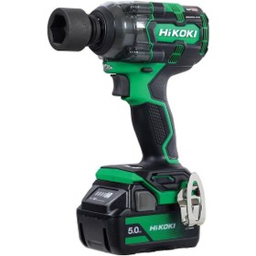 Resim Hikoki WR18DH-5.0 18V/5.0AH 345NM 1/2" Çift Akülü Kömürsüz Şarjlı Darbeli Somun Sıkma Makinesi 