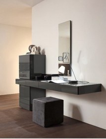 Resim LUXURY VİLLA Luxury Makyaj Masası En 160cm Der 43cm Yük 80cm Şifonyer En 45cm Der 40cm Yük 145cm 